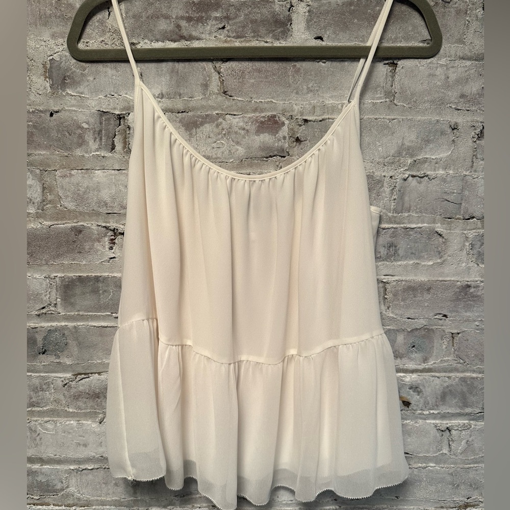 Wilfred Large Satin Flowy Tank Top
